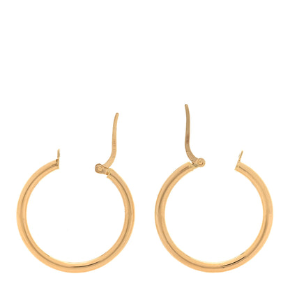 Roberto Coin 18K Yellow Gold 25mm Hoop Earrings 3 of 4