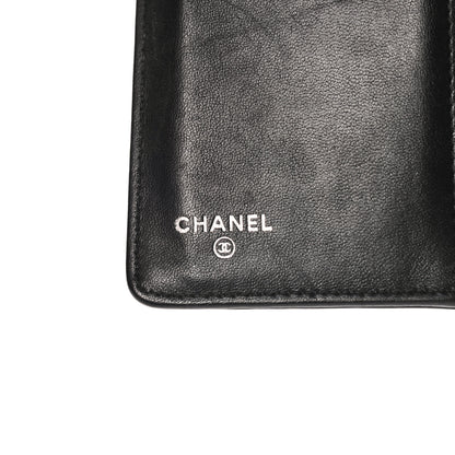 Chanel Lambskin Quilted Boy Yen Wallet Black 6 of 14