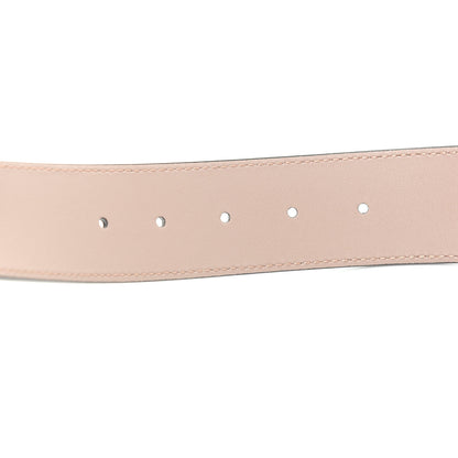 Gucci Calfskin Double G 40mm Belt 80 32 Porcelain Rose 4 of 5