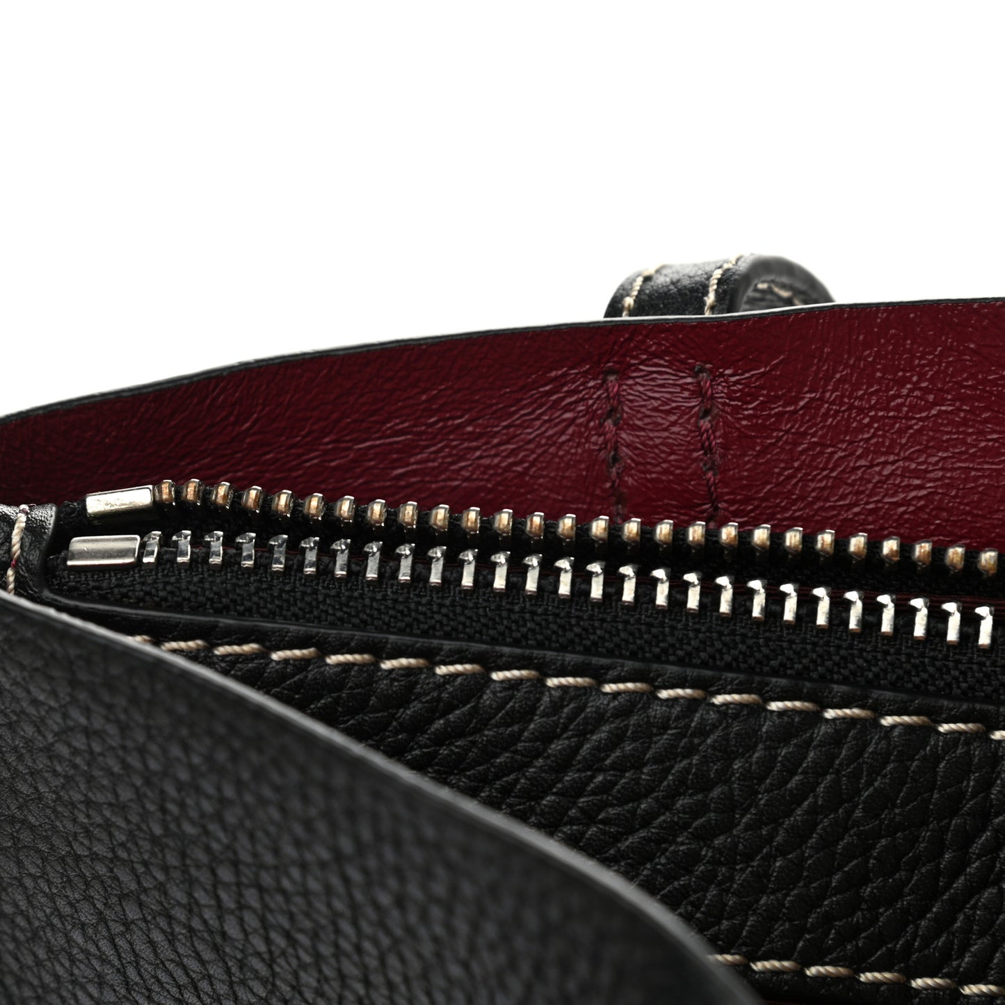 Grained Calfskin Bold Grind Tote Black