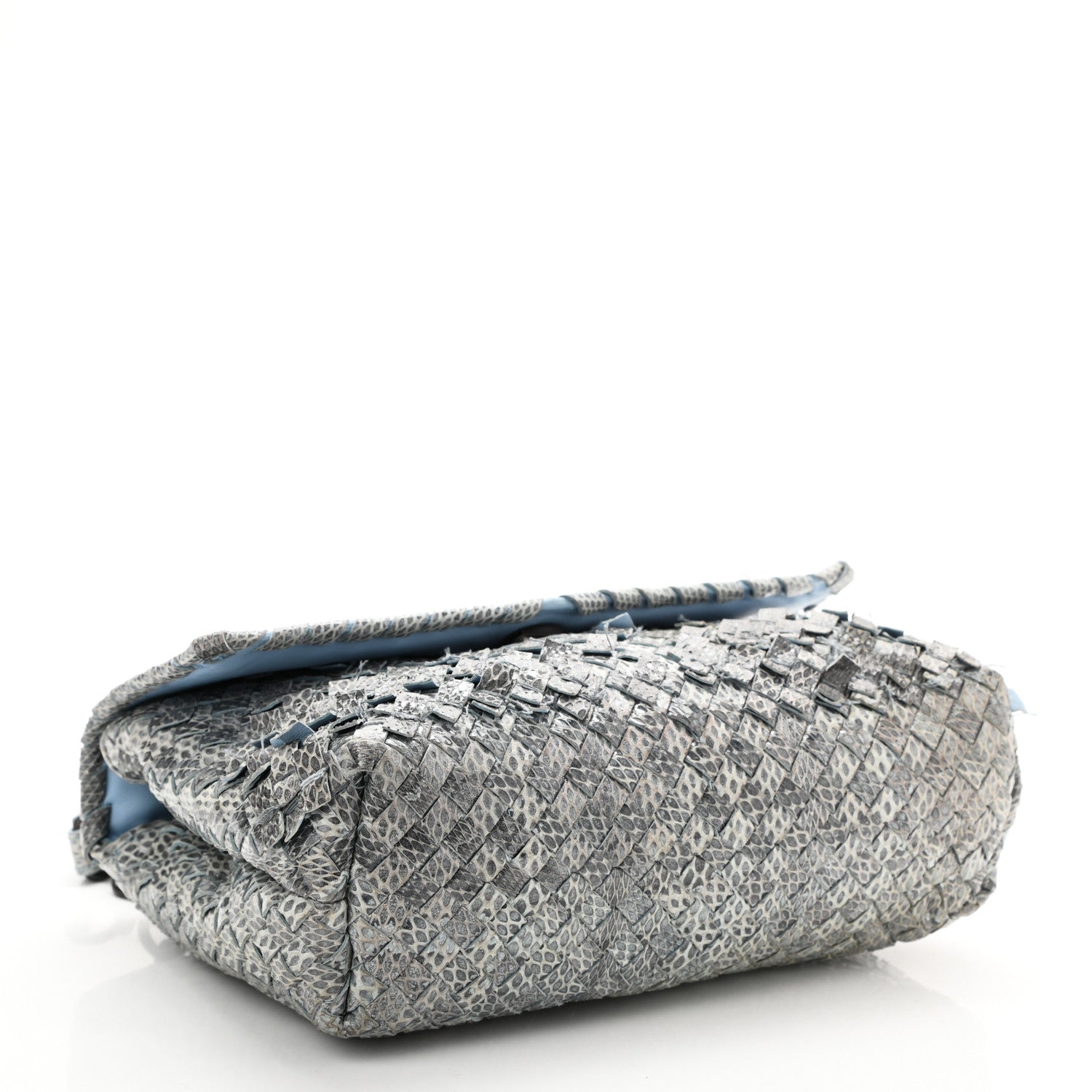 Bottega Veneta Tobu Ayers Intrecciato Small Olimpia Shoulder Bag Grey 4 of 13