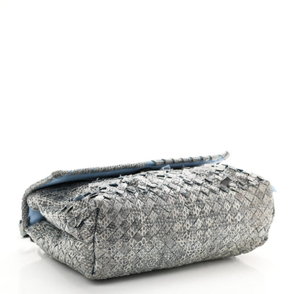 Bottega Veneta Tobu Ayers Intrecciato Small Olimpia Shoulder Bag Grey 4 of 13