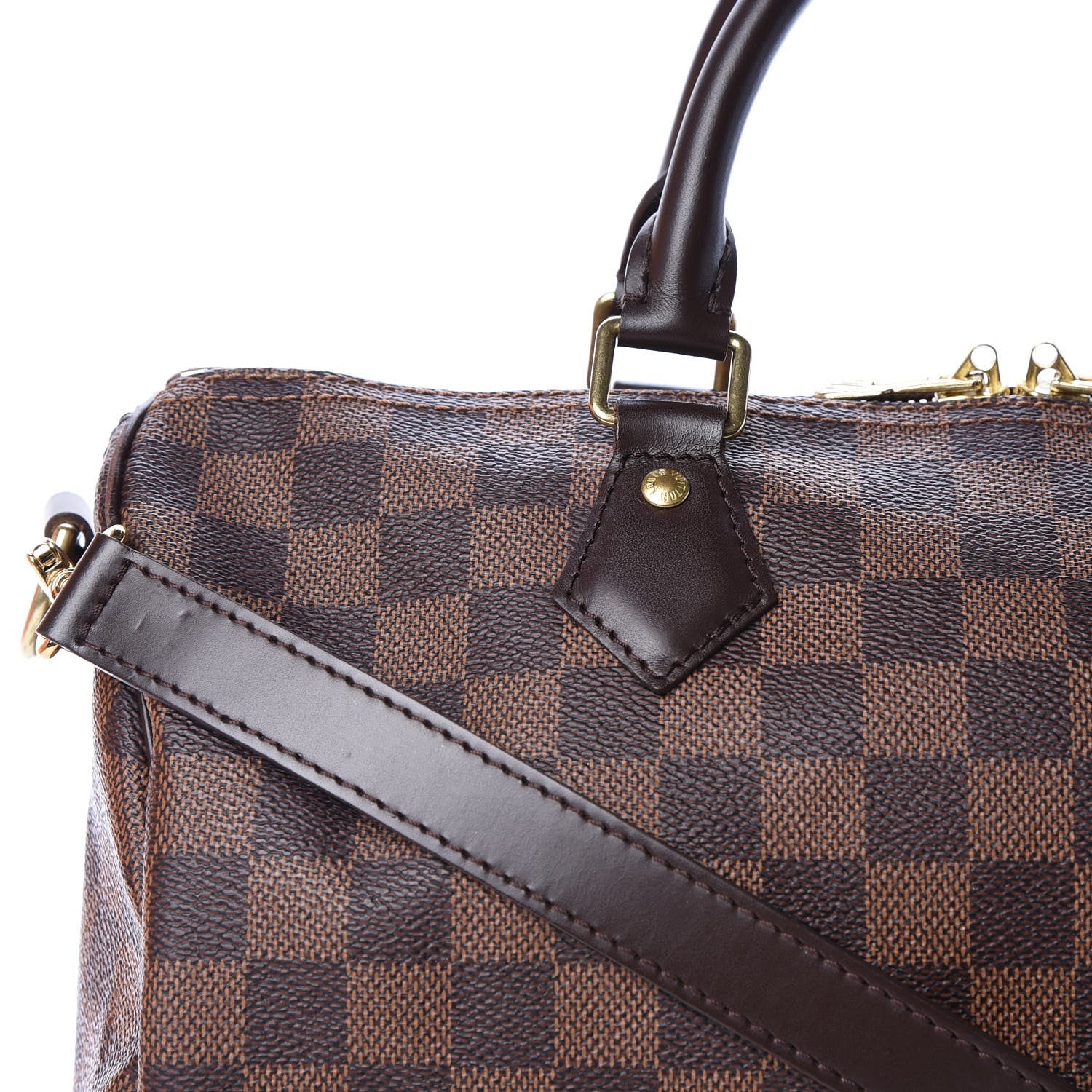 Louis Vuitton Damier Ebene Speedy Bandouliere 30 13 of 14