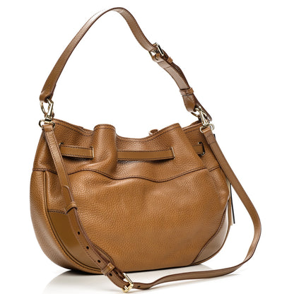 Burberry Grainy Calfskin Willenmore Hobo Camel 3 of 8