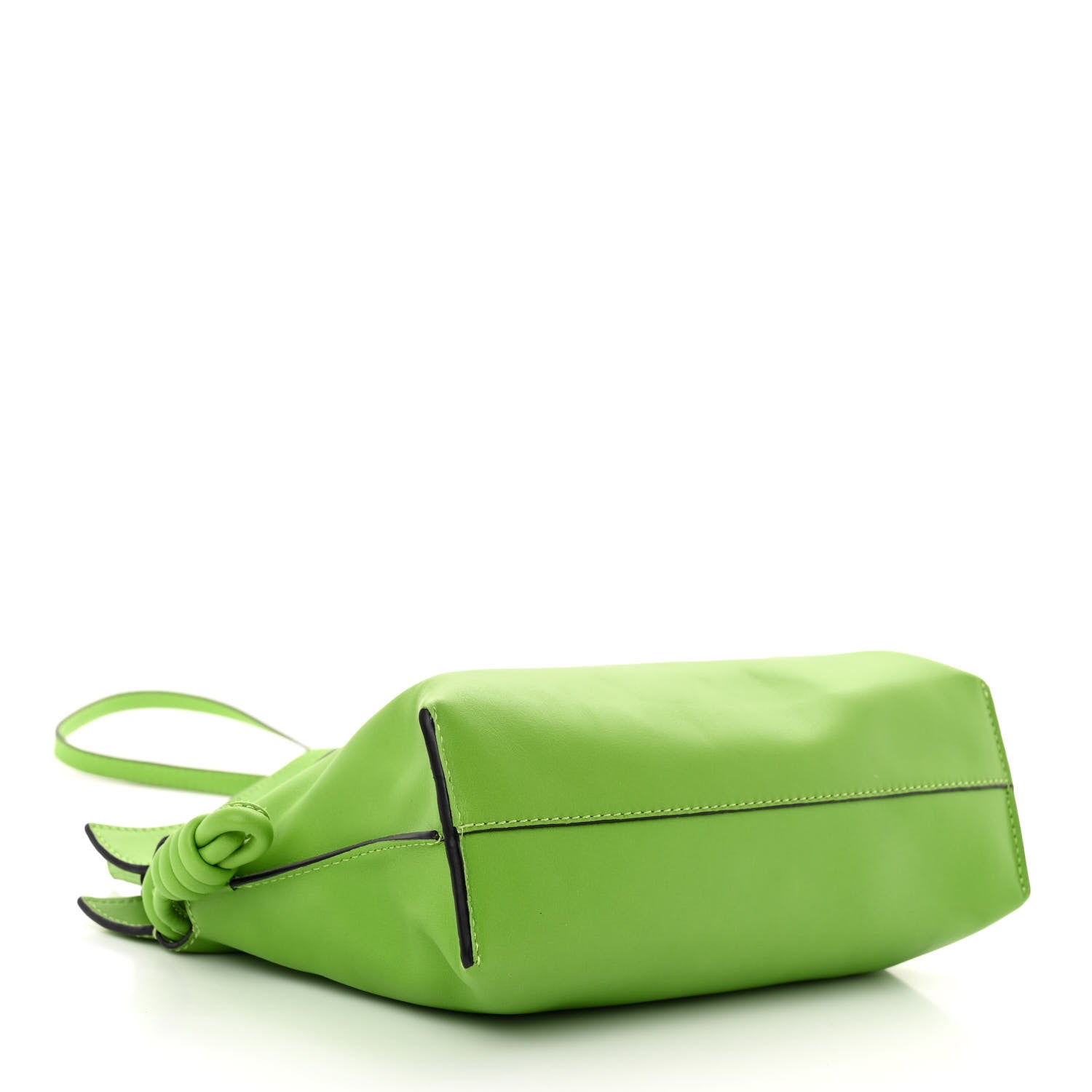 Loewe Calfskin Mini Flamenco Knot Clutch Apple Green 4 of 11