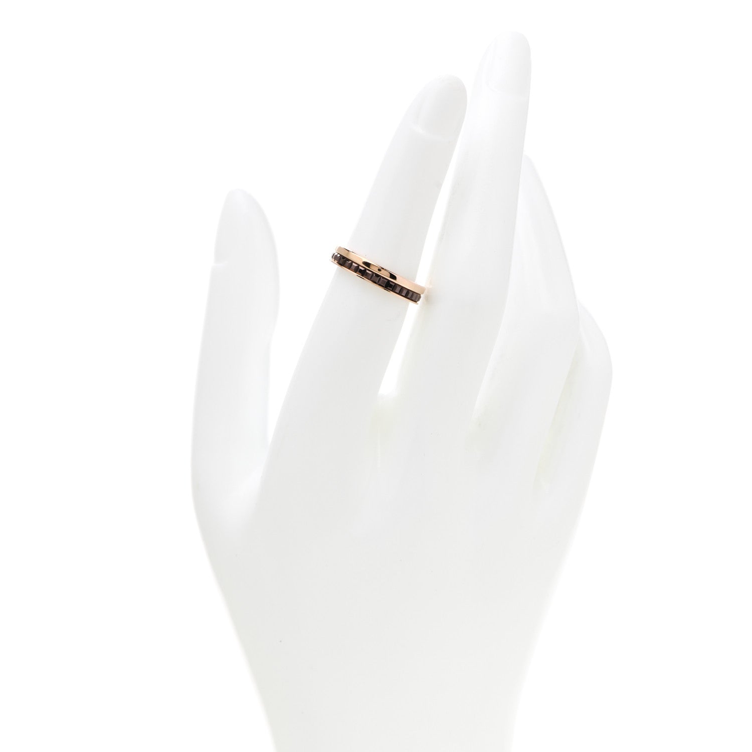 Boucheron 18K Pink Gold PVD Quatre Classique Wedding Band Ring 51 5.75 2 of 5
