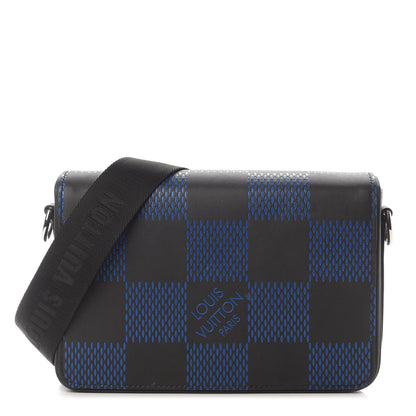 Louis Vuitton Damier Graphite 3D Studio Messenger Navy 1 of 8