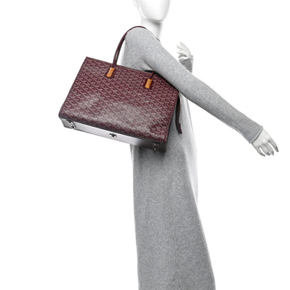 Goyard Goyardine Marquises Tote Burgundy 2 of 24
