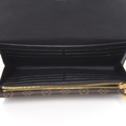 Louis Vuitton Calfskin Double V Wallet Black 4 of 6