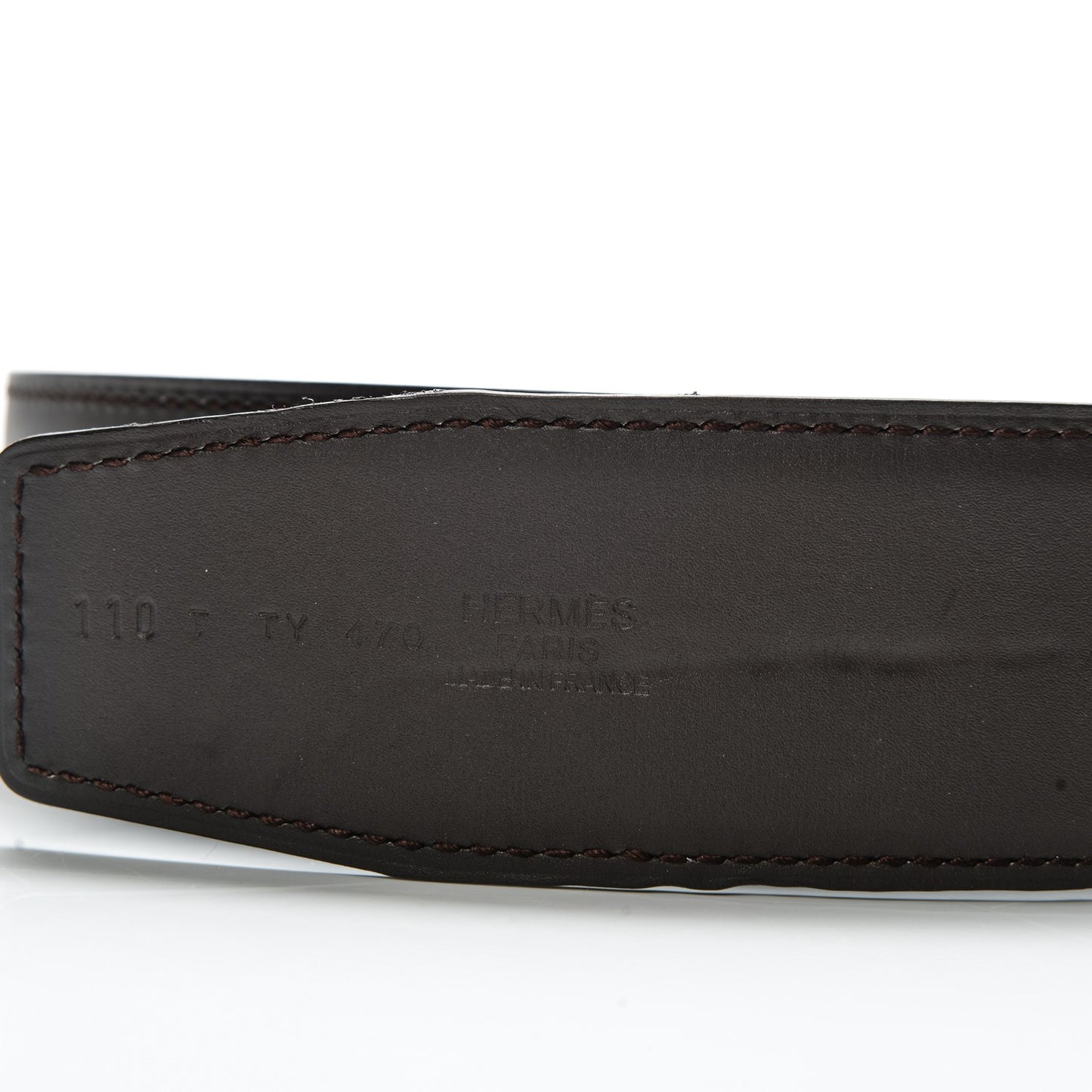 Box Chamonix Reversible 42mm Belt 110 Black Chocolate
