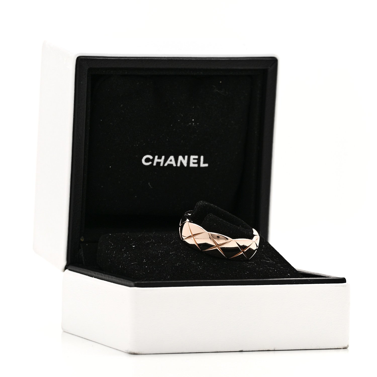 Chanel 18K Beige Gold Small Coco Crush Ring 57 8 7 of 7