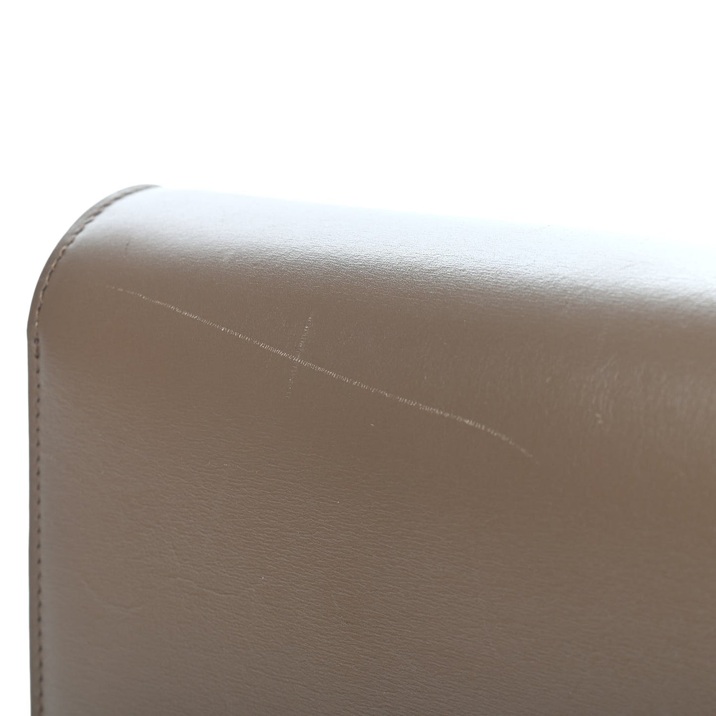Box Calfskin Medium Classic Box Flap Bag Taupe