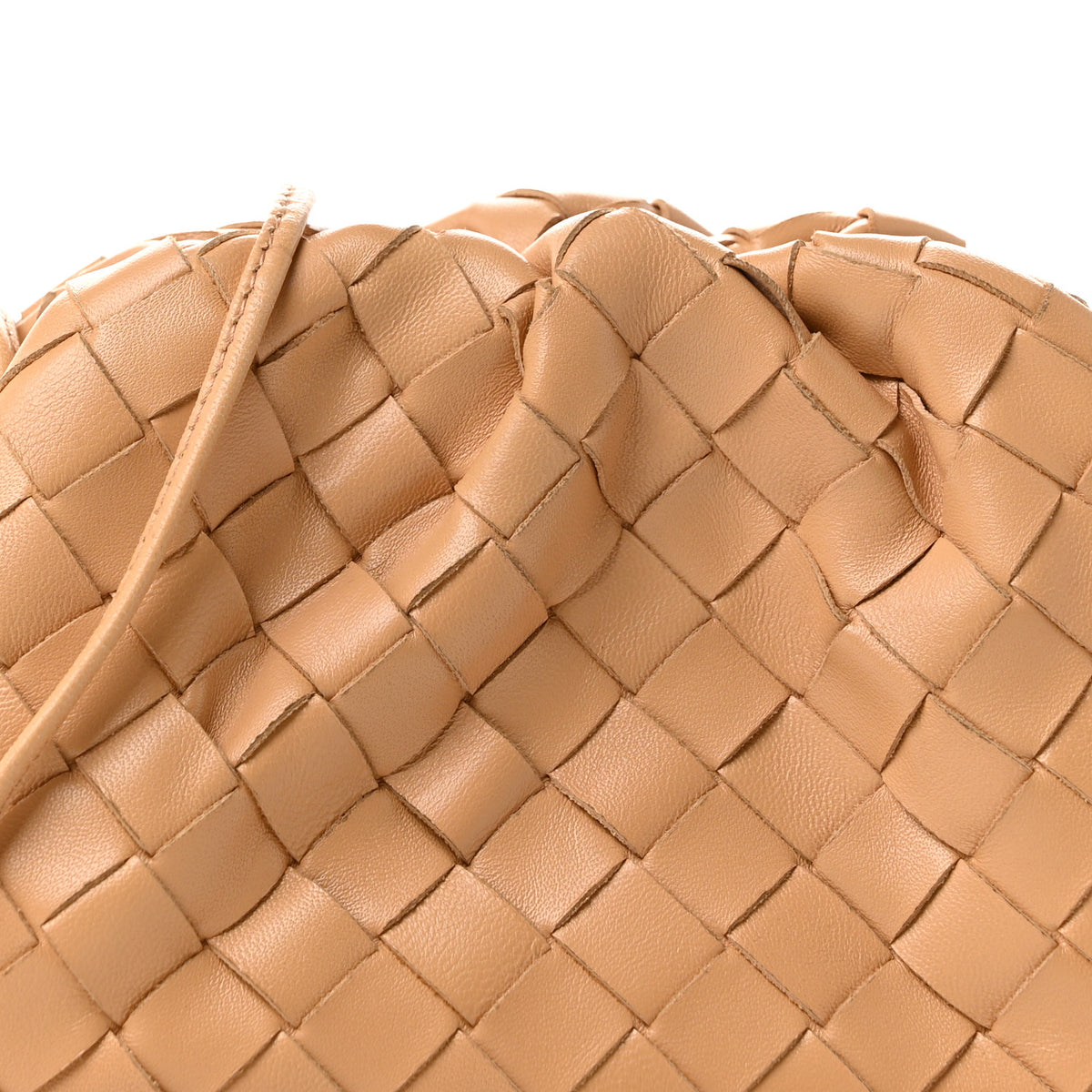 Bottega Veneta Nappa Intrecciato The Mini Pouch Almond 8 of 10