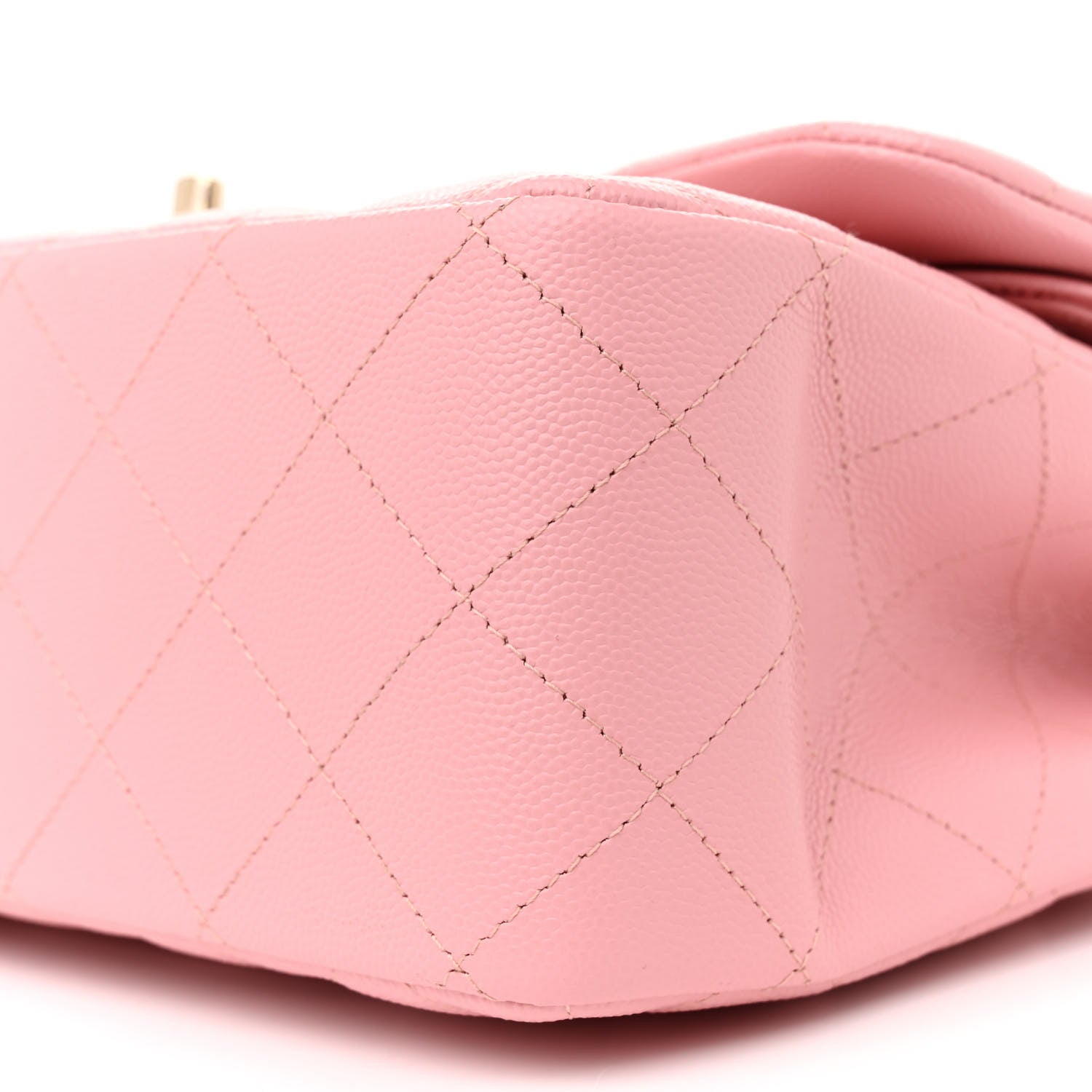 Chanel Caviar Quilted Jumbo Double Flap Pink 10 of 10