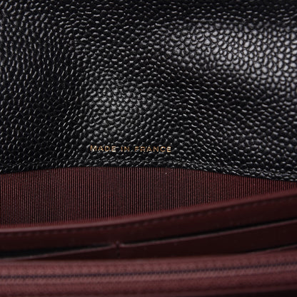 Chanel Caviar Quilted Large Flap Wallet Black 7 of 8