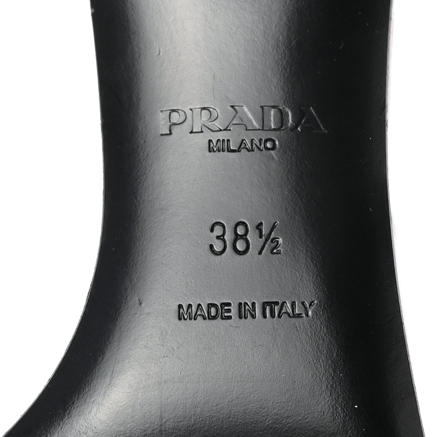 Spazzolato Triangle Logo Pointed Toe 55mm Mules 38.5 White