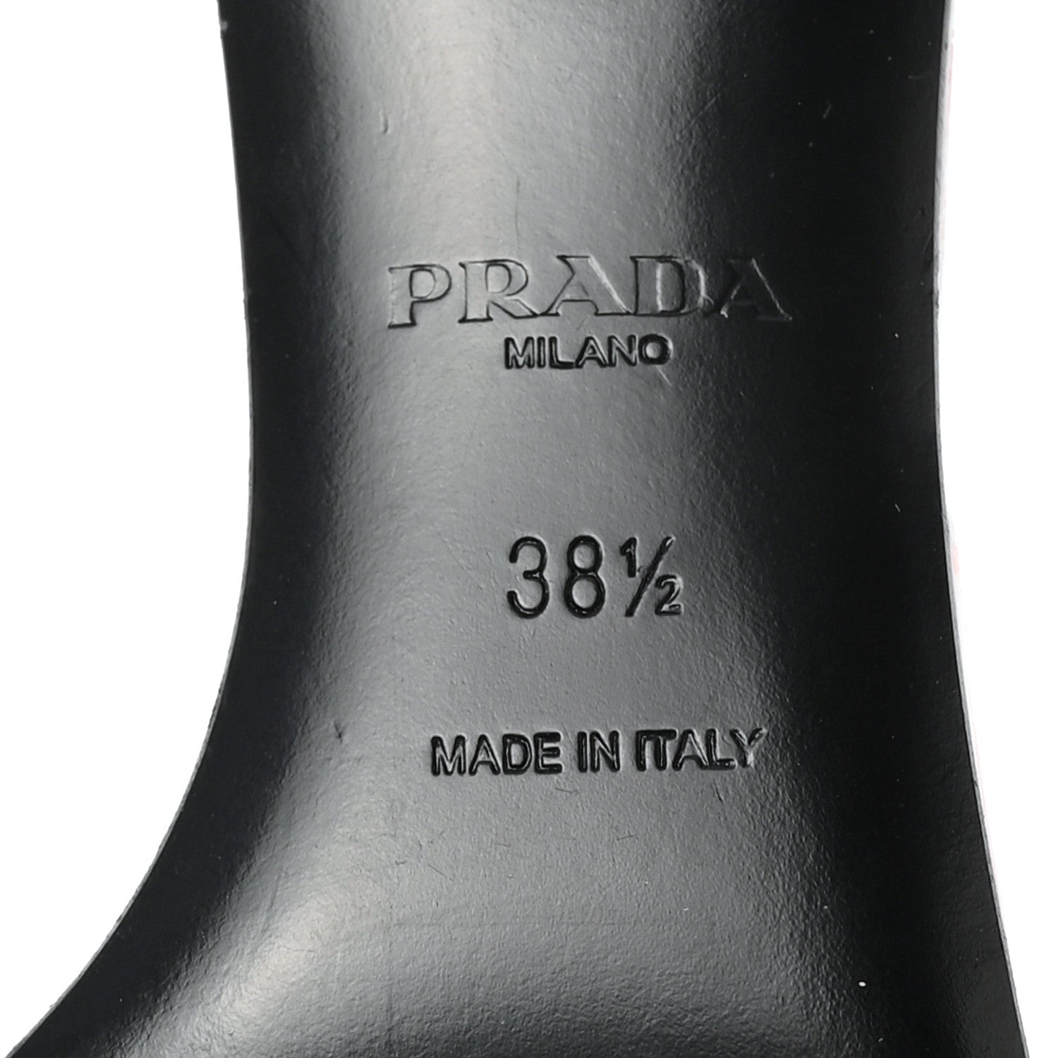 Prada Spazzolato Triangle Logo Pointed Toe 55mm Mules 38.5 White 7 of 17