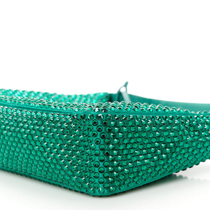 Prada Satin Crystal Mini Re-Edition 2000 Bag Mango 9 of 10
