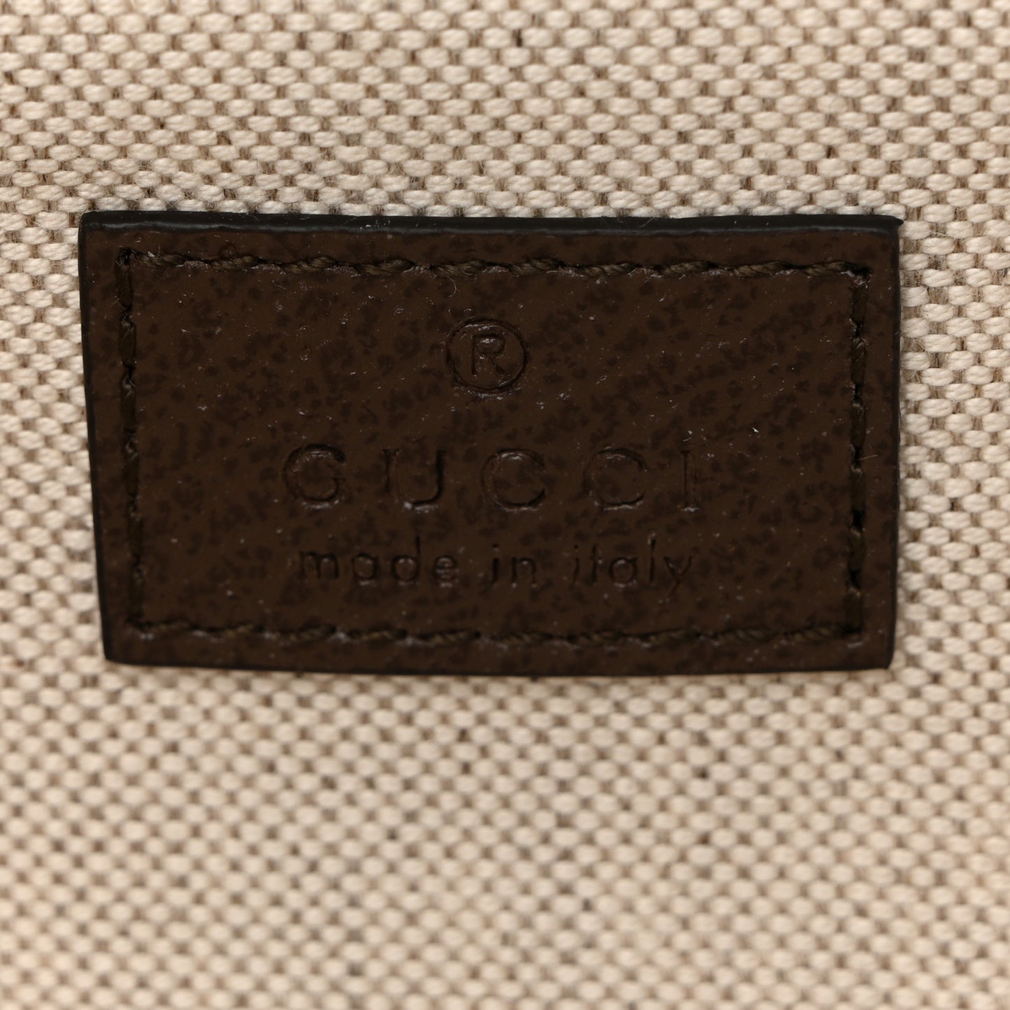 GG Supreme Monogram Mini Packing Cube Beige Ebony New Acero