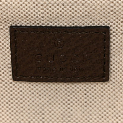 Gucci GG Supreme Monogram Mini Packing Cube Beige Ebony New Acero 6 of 11