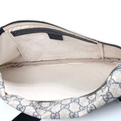 Gucci GG Supreme Monogram Belt Bag Navy 9 of 17