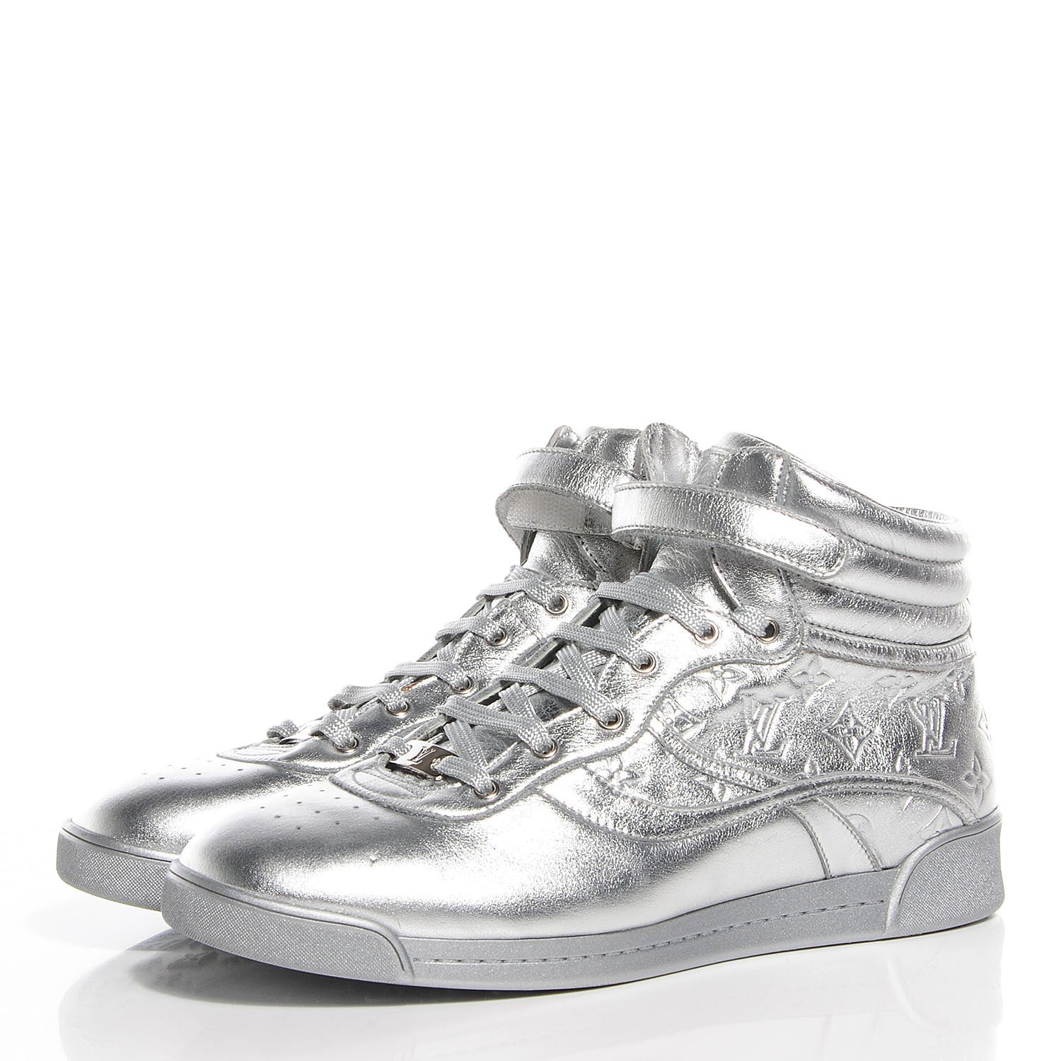 Louis Vuitton Empreinte Hightop Sneakers 36 Silver 3 of 7