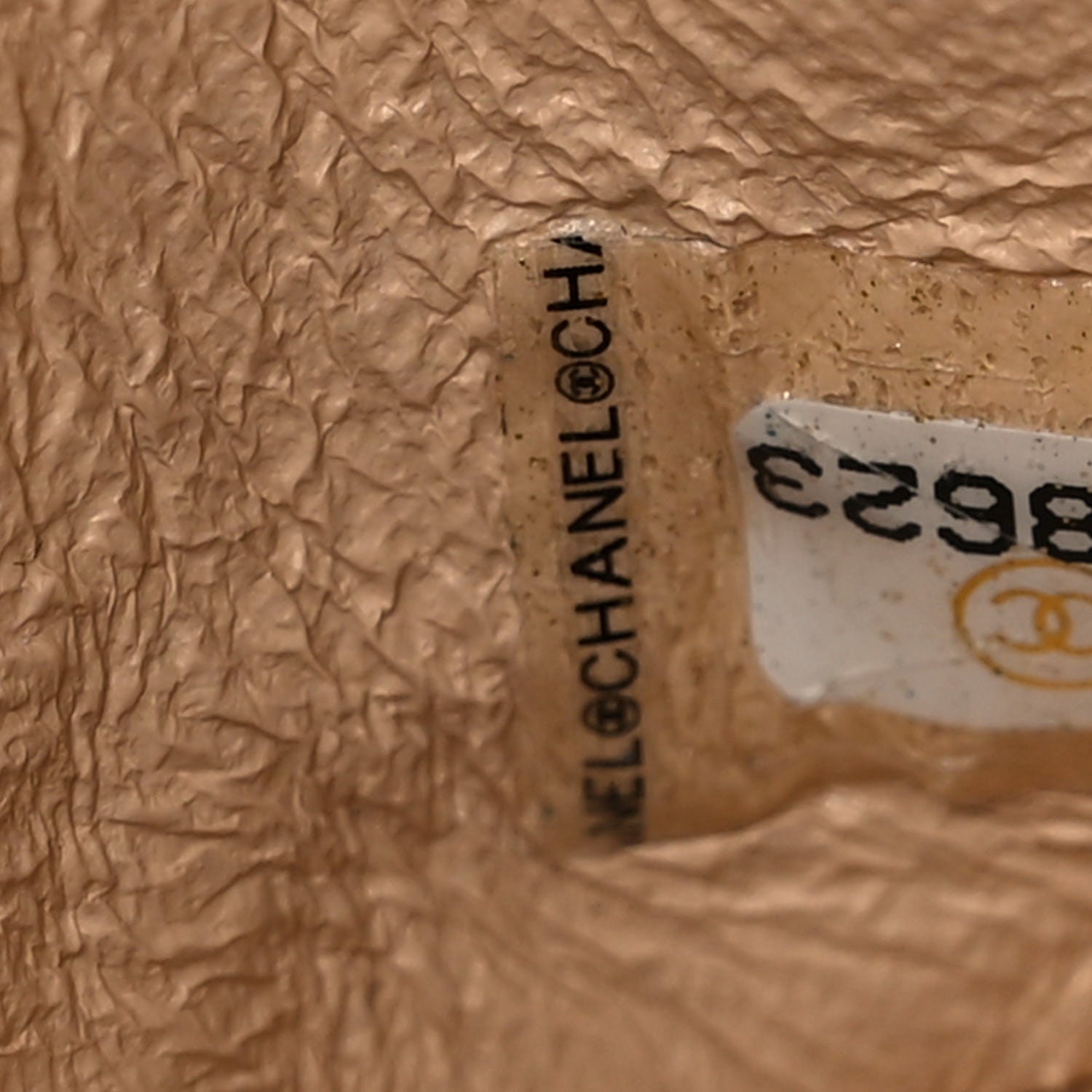 Chanel Caviar Quilted Medium Double Flap Beige 7 of 10