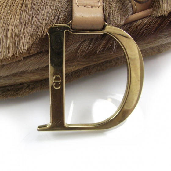 Christian Dior Pony Hair Saddle Bag 7 of 13