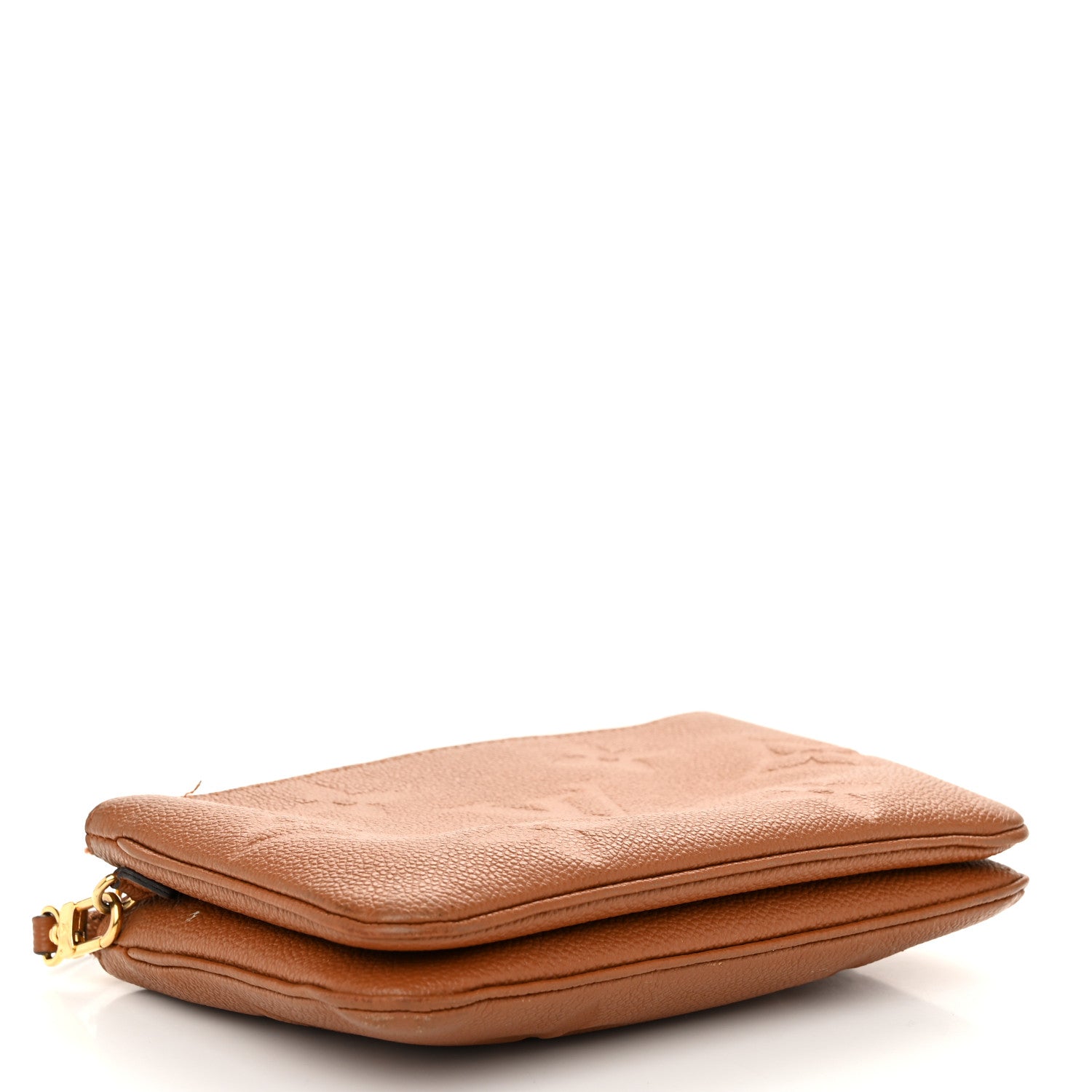 Louis Vuitton Empreinte Monogram Giant Double Zip Pochette Caramel 4 of 12