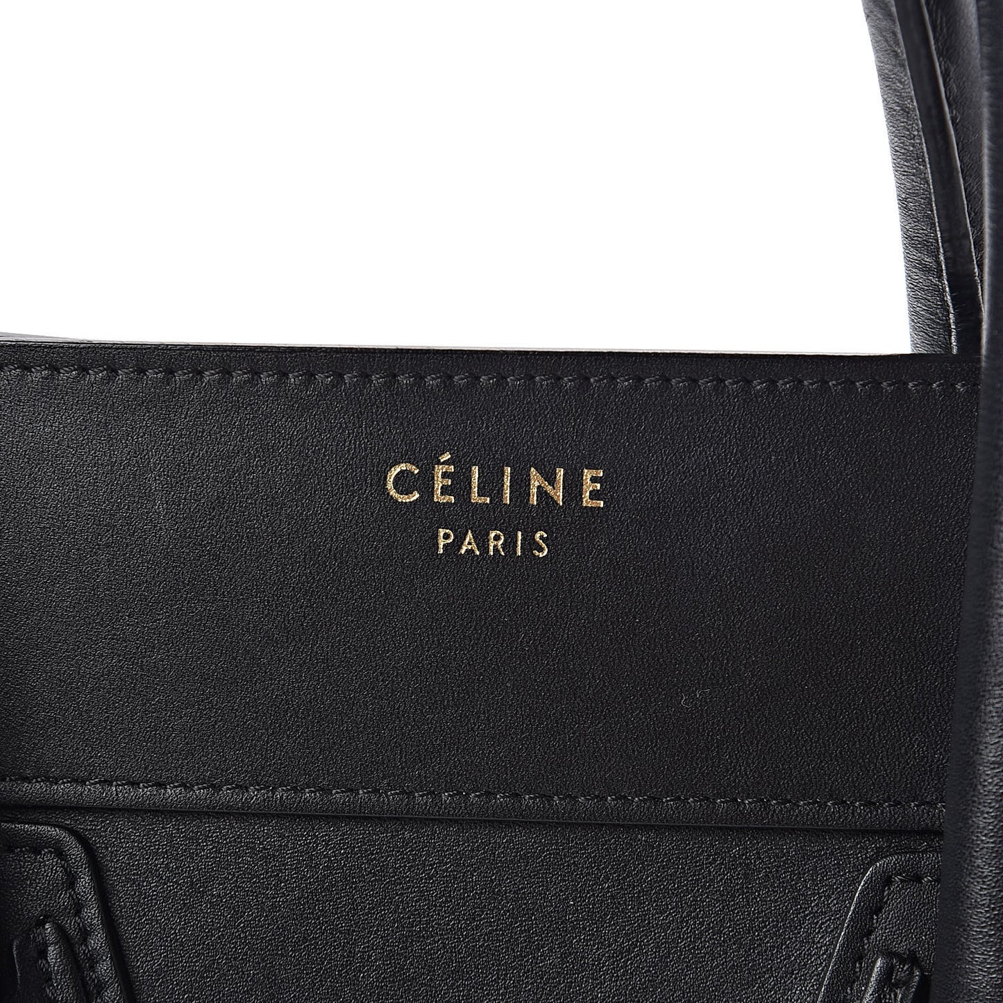 Smooth Calfskin Mini Luggage Black