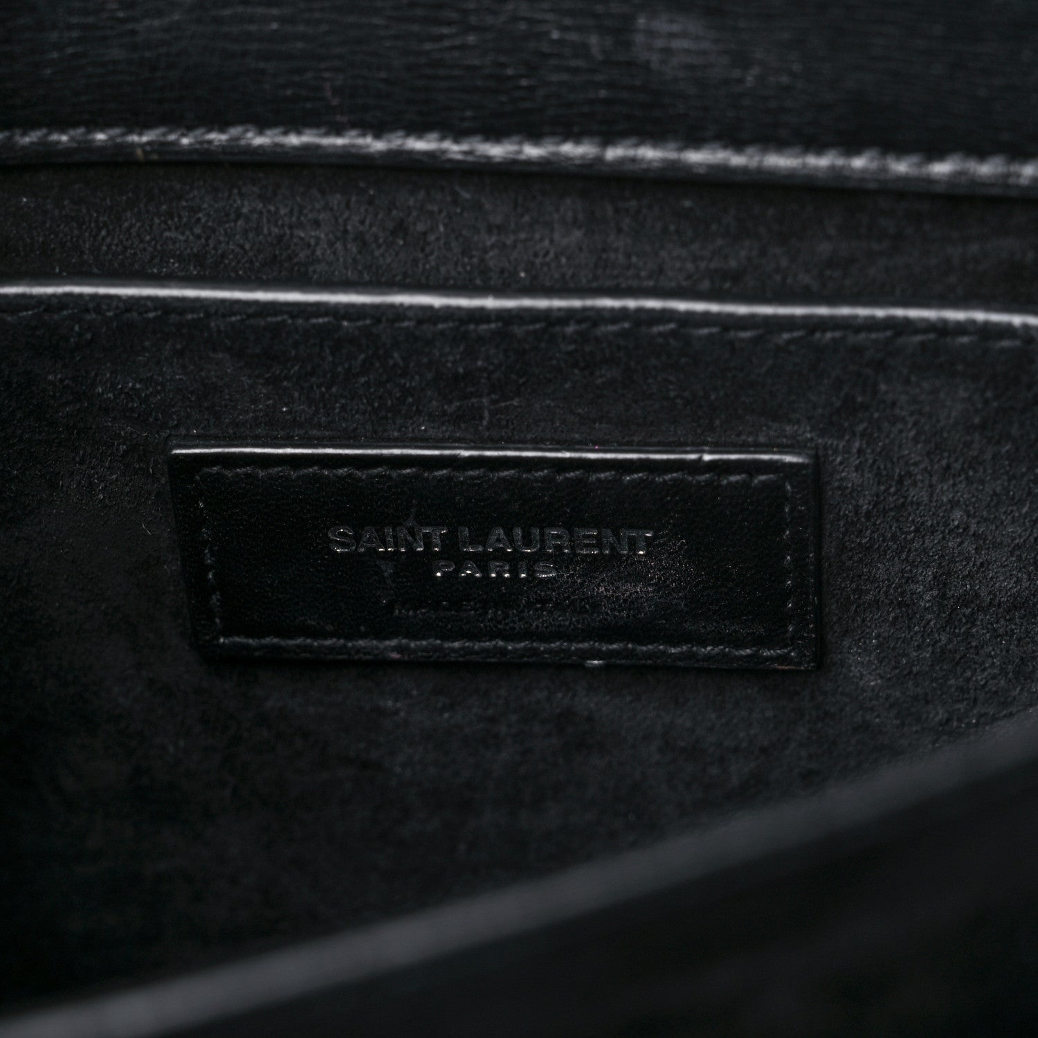 Saint Laurent Calfskin Medium Monogram Sunset Black 7 of 14