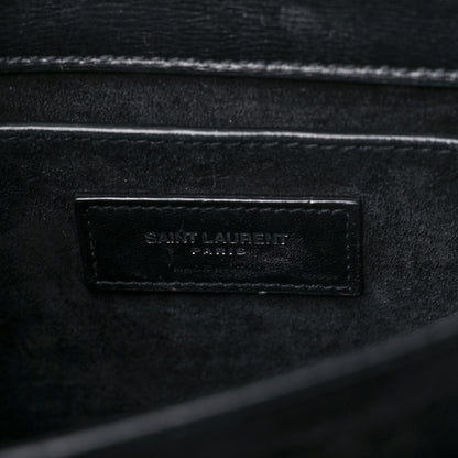 Saint Laurent Calfskin Medium Monogram Sunset Black 7 of 14