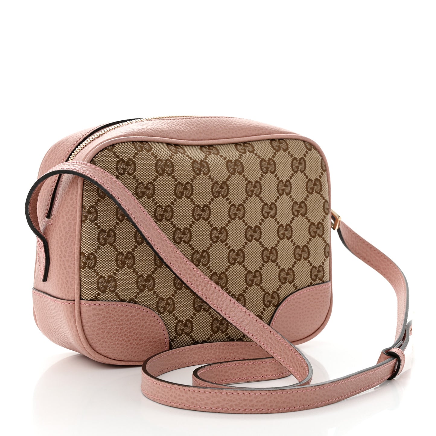 Monogram Mini Bree Messenger Bag Beige Soft Pink