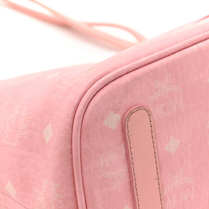 MCM Visetos Medium Liz Reversible Shopper Tote Pink 24 of 29