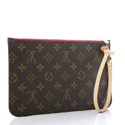 Louis Vuitton Monogram Neverfull MM GM Pochette Pivoine 3 of 10