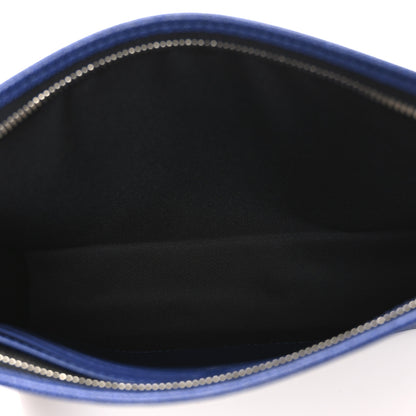 Louis Vuitton Monogram Eclipse Pochette Voyage MM Pacific Blue 5 of 9