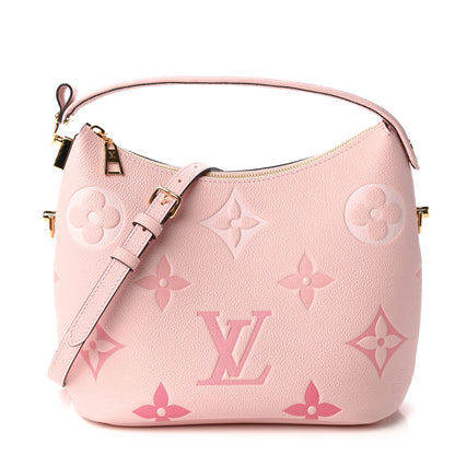 Louis Vuitton Empreinte Monogram Giant By The Pool Marshmallow Hobo PM Bouton De Rose 1 of 11