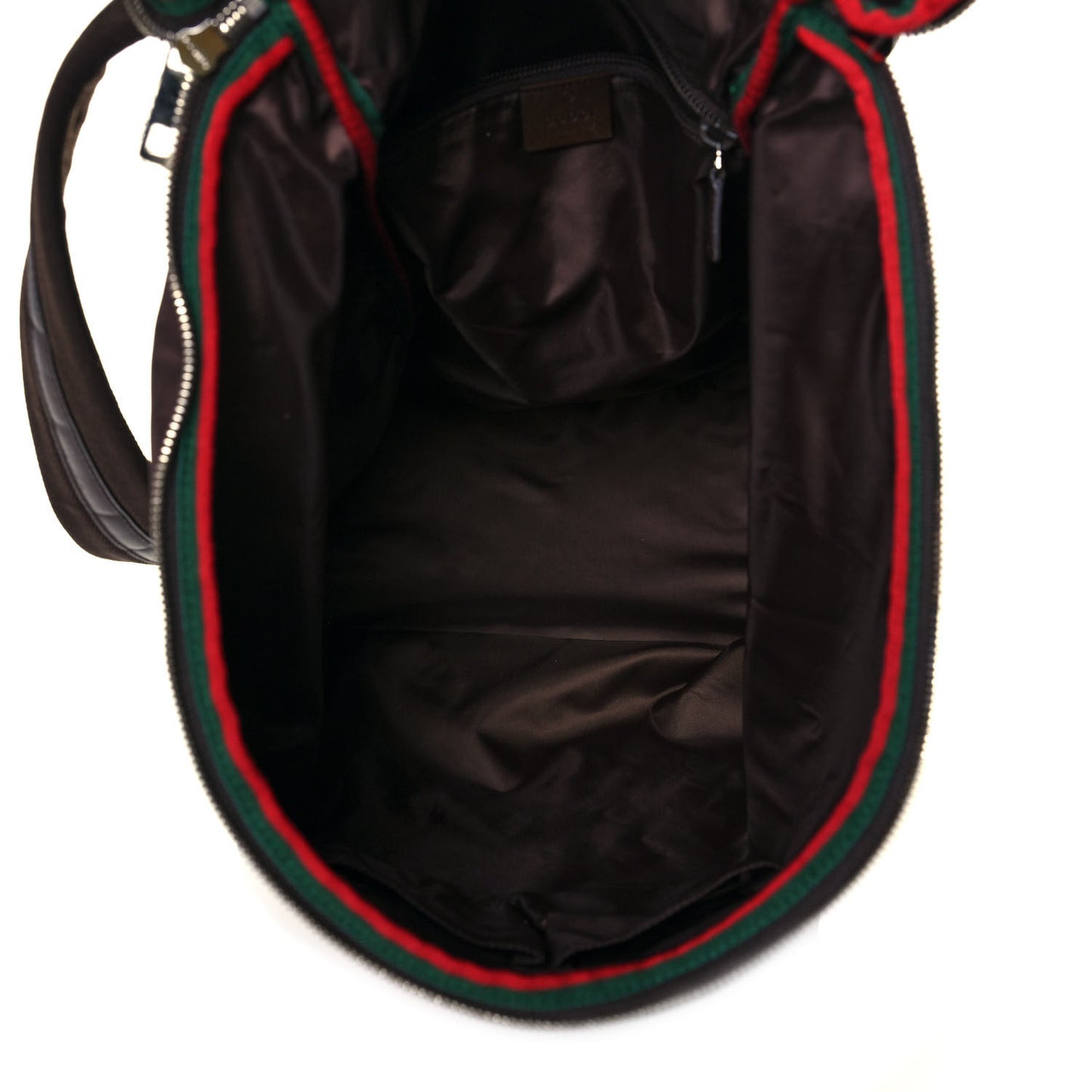 Nylon Diamante Backpack Brown