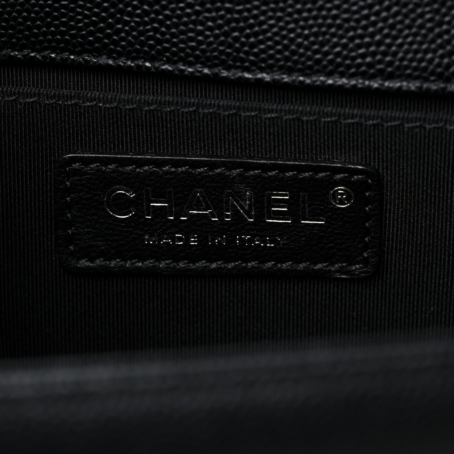 Chanel Caviar Quilted Medium Boy Flap Black 6 of 11