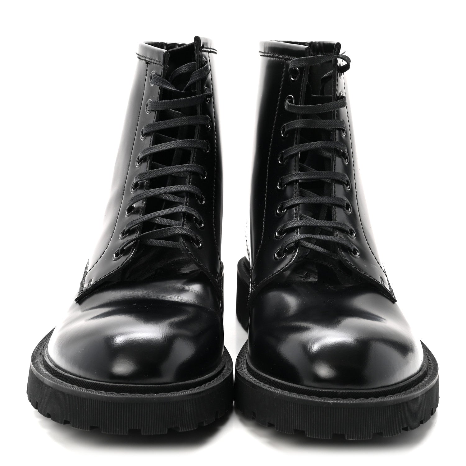 Saint Laurent Ketta Liverpool Mens Combat Boots 43 Black 3 of 10