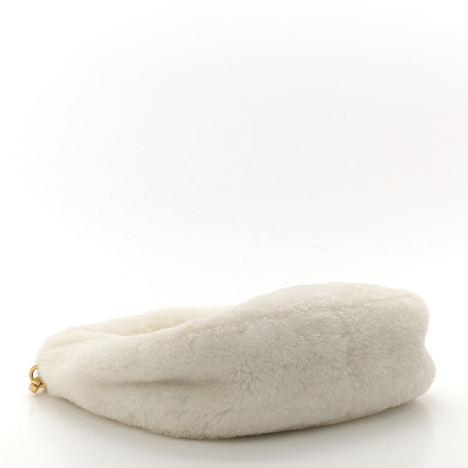 Miu Miu Montone Shearling Small Wander Hobo White 4 of 12