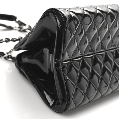 Chanel Patent Quilted Medium Just Mademoiselle Black 10 of 11