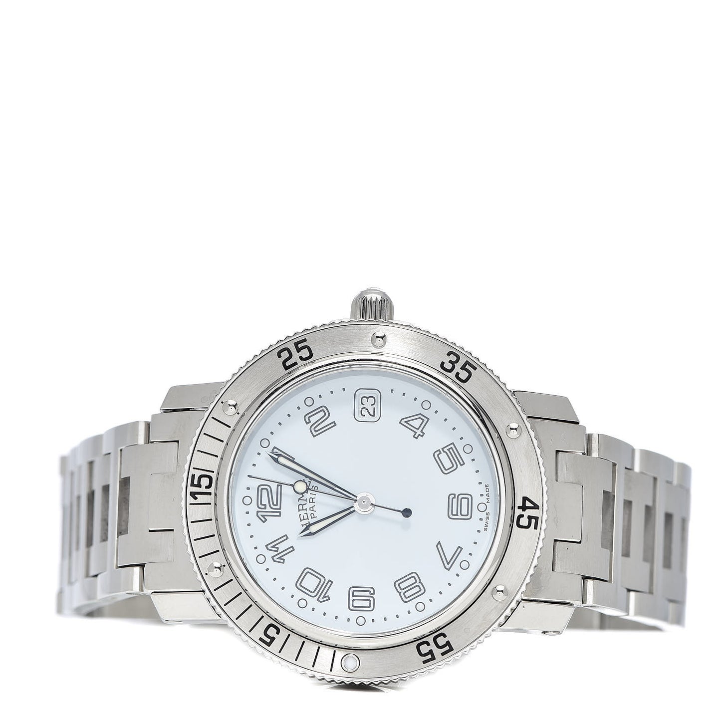 Stainless Steel 38mm Clipper Quartz Watch