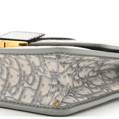 Christian Dior Oblique 30 Montaigne Flap Bag Grey 10 of 13