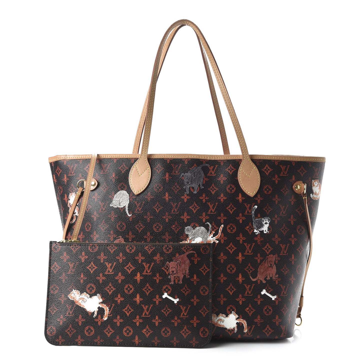 Catogram Neverfull MM Marron