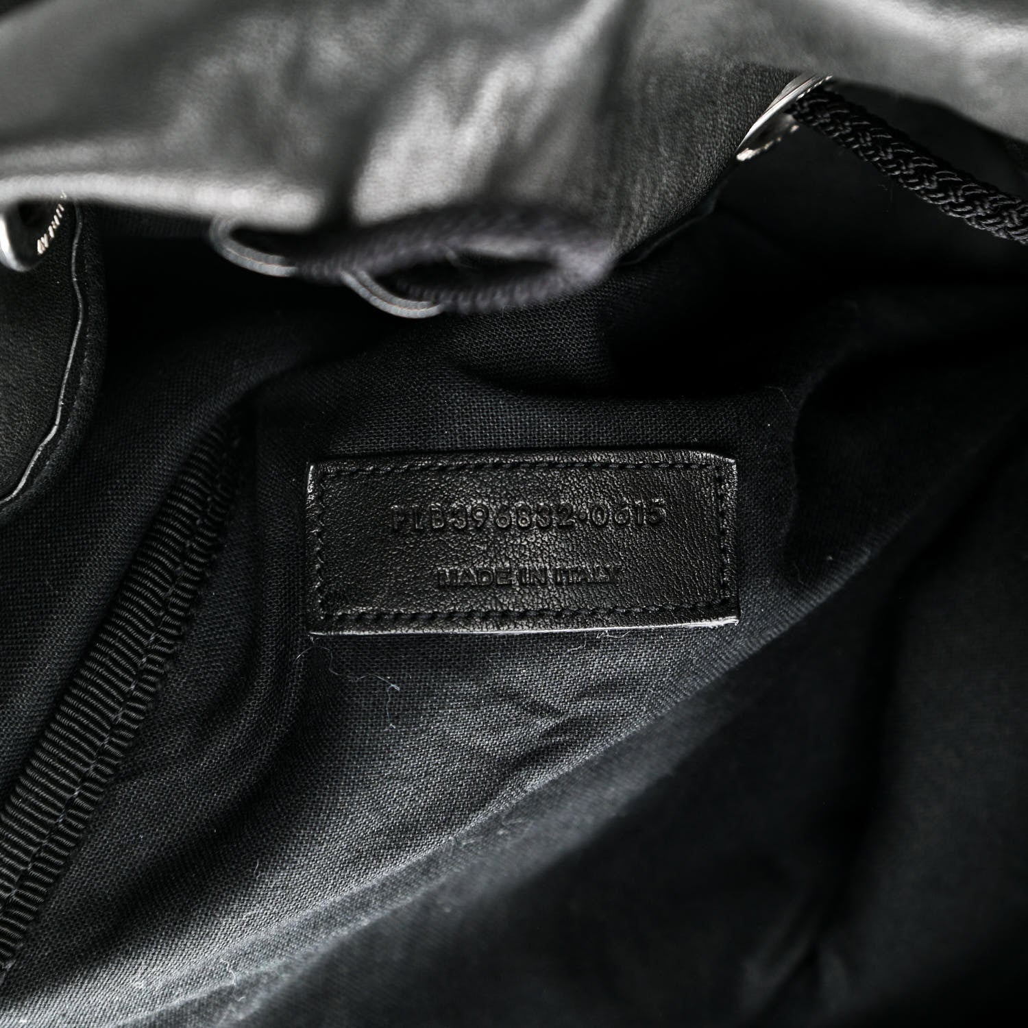 Saint Laurent Calfskin Delave Backpack Black 7 of 11