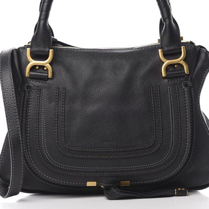 Chloe Calfskin Medium Marcie Satchel Black 8 of 11