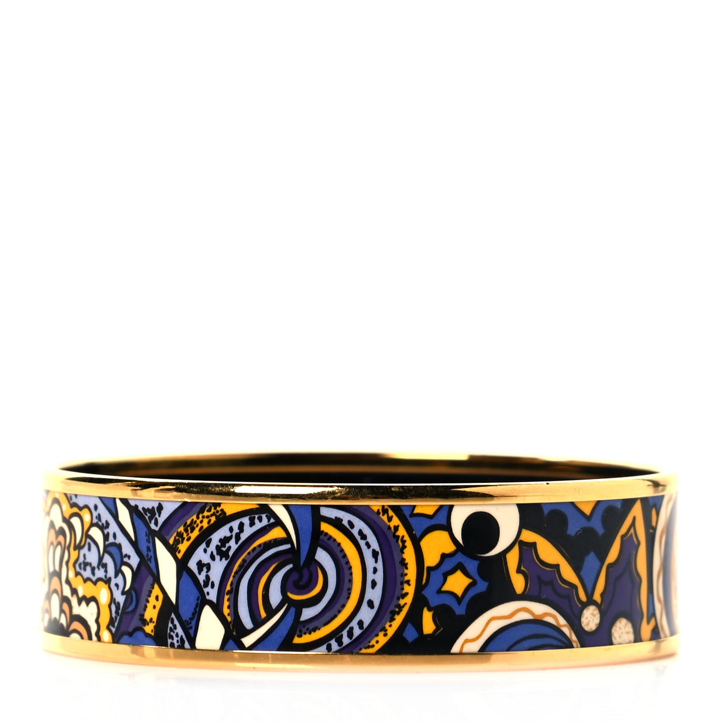 Enamel Printed Wide L'Ivresse De L'Infini Bracelet 65