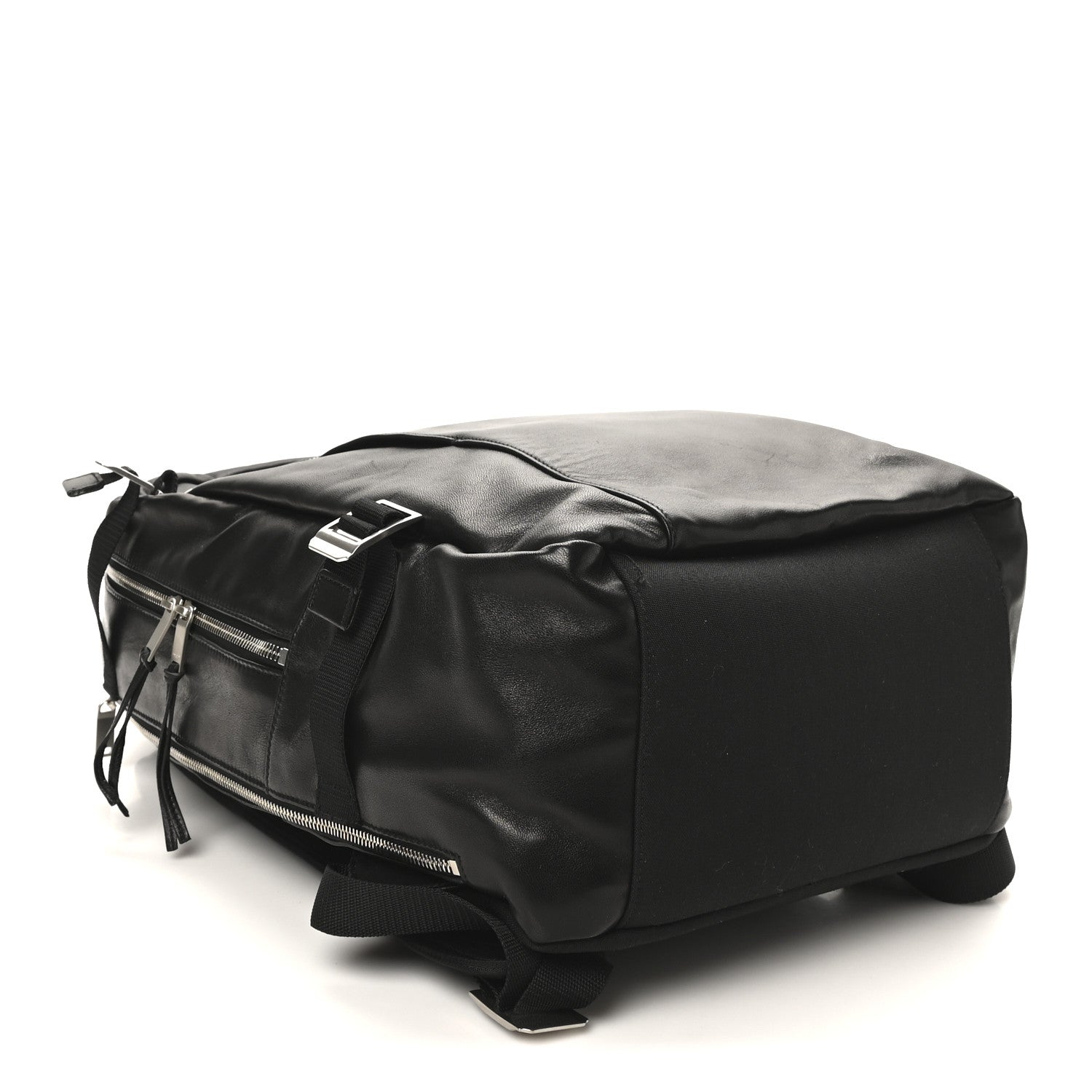 Saint Laurent Lambskin City Trekking Backpack Black 4 of 9