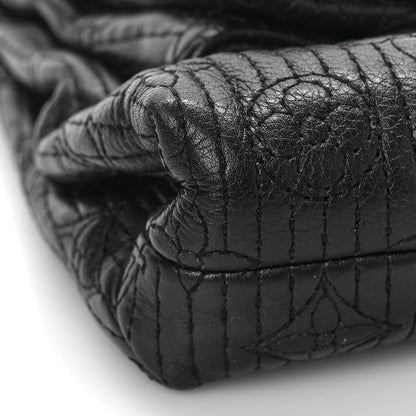 Louis Vuitton Calfskin Quilted Monogram Altair Clutch Black 8 of 9